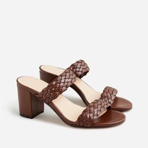 J Crew BP565 Lucie braided-strap sandals in Italian leather
